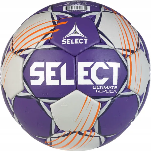 Мяч ганд. SELECT Ultimate Official EHF V24, 1612858999, Senior(р.3), EHF Appr, ПУ, руч.сш, фиол-сер за 15&nbsp;504 ₽ в Грозном