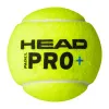 Мяч для падела HEAD Padel Pro+, 540203, уп.3 шт, FIP Approved, войлок,нат.резина,желтый за 933.30 ₽ купить в Грозном
