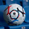 Мяч футб. KELME Russian Premier League, 7601QU5216-100, р.5, FIFA Pro, 10п, ПУ, термосш, бел-син-кр за 10&nbsp;672.60 ₽ купить в Грозном
