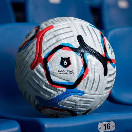 Мяч футб. KELME Russian Premier League, 7601QU5216-100, р.5, FIFA Pro, 10п, ПУ, термосш, бел-син-кр за 10&nbsp;672.60 ₽ купить в Грозном